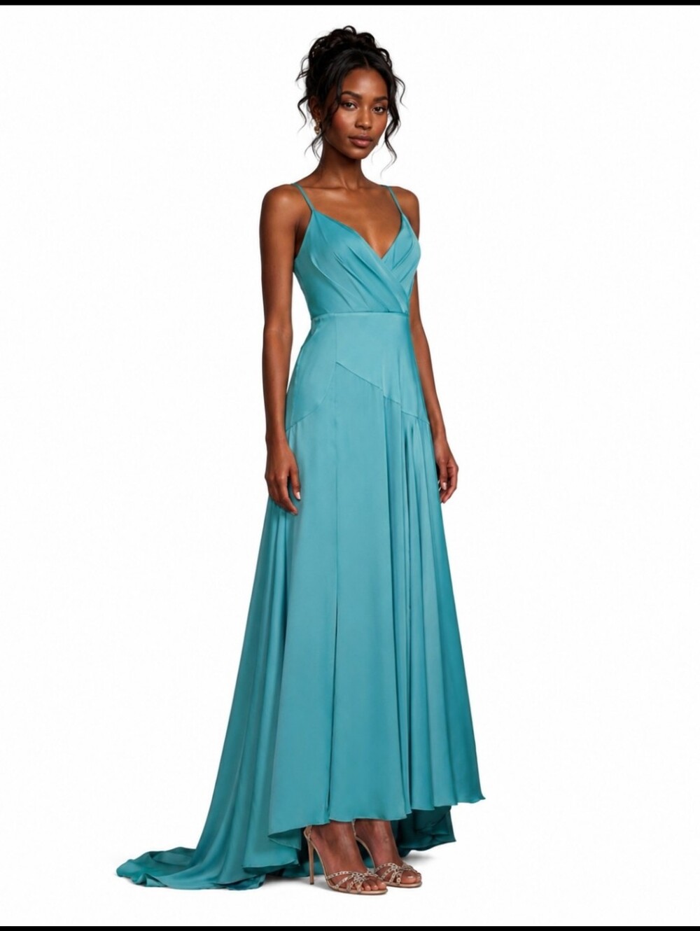 Fame and partners the Tatum‎ sleeveless satin gown
